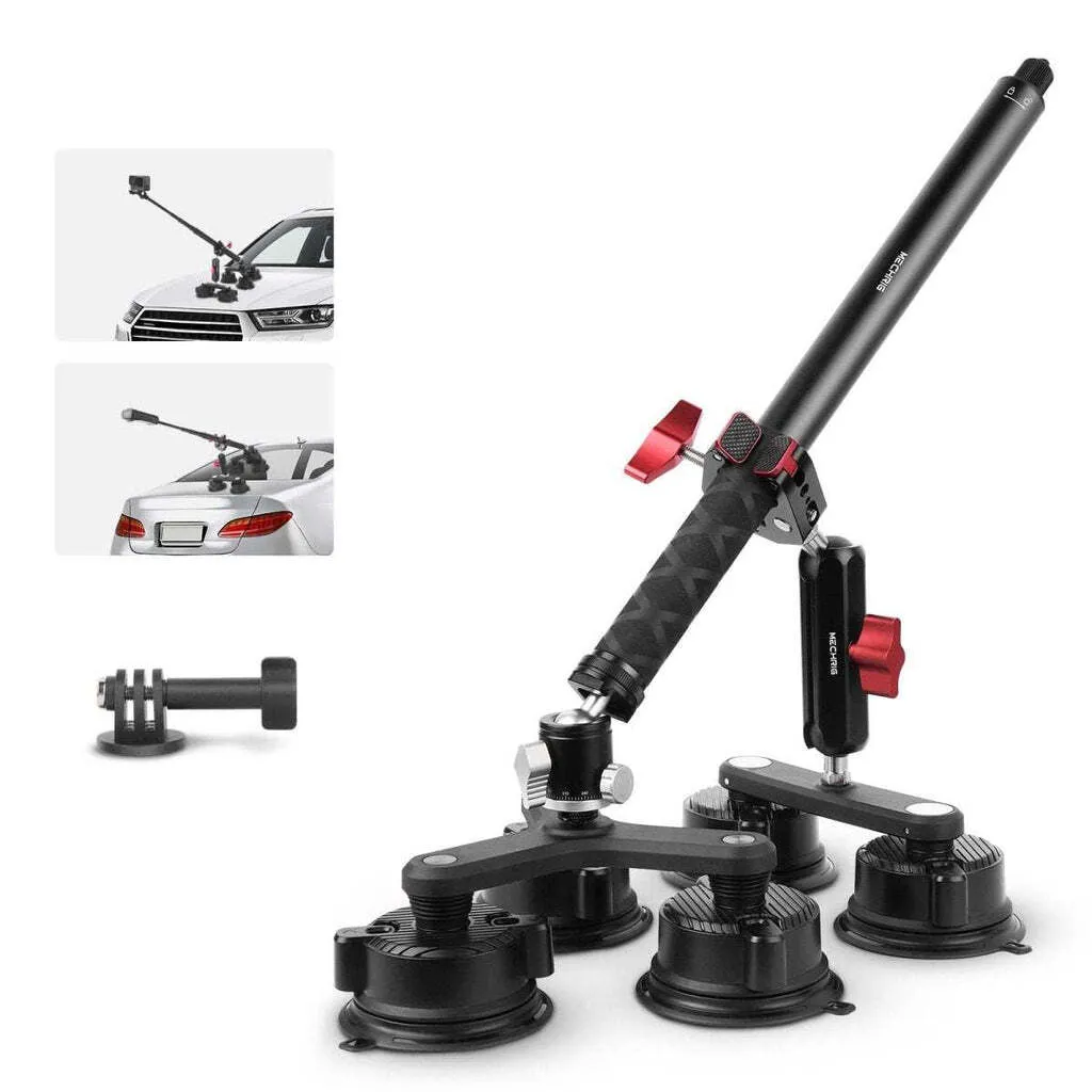 Multi-functional 5 Suction Cups Car Camera Mount 