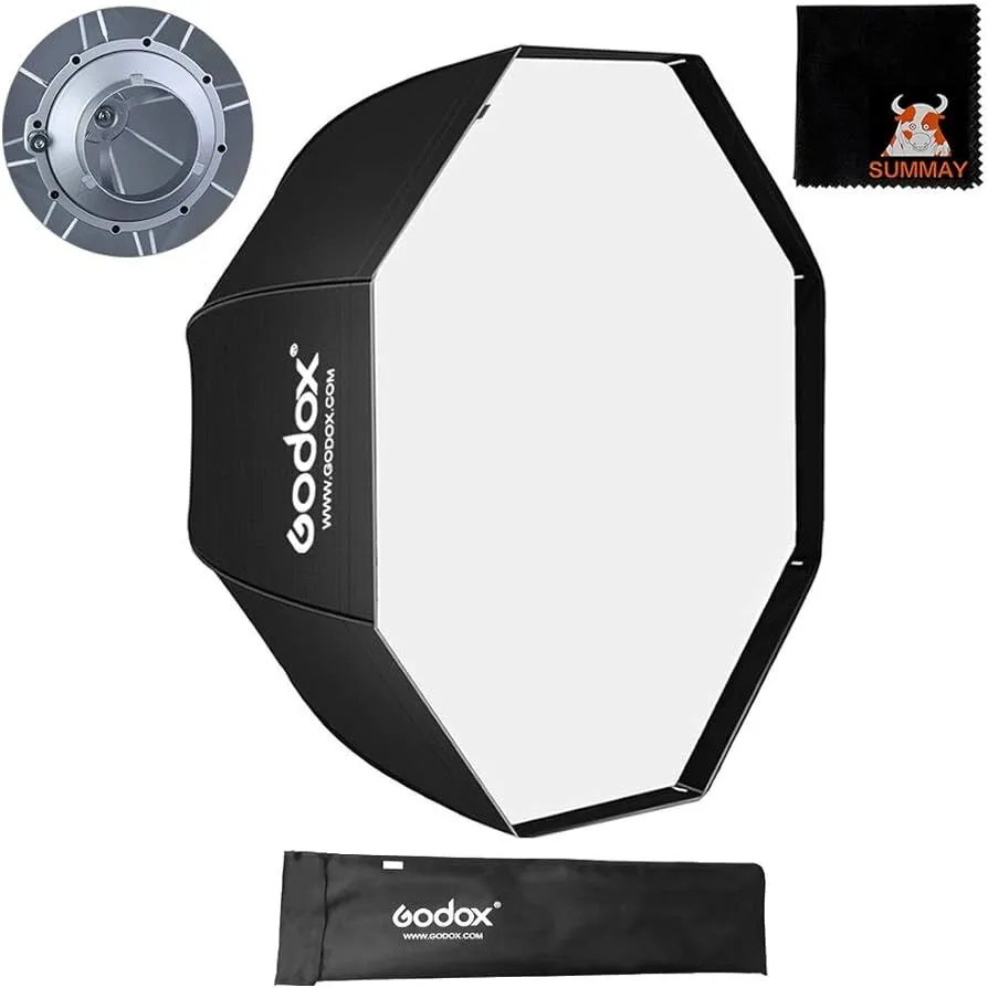 godox softbox bowens mount 120cm + grid
