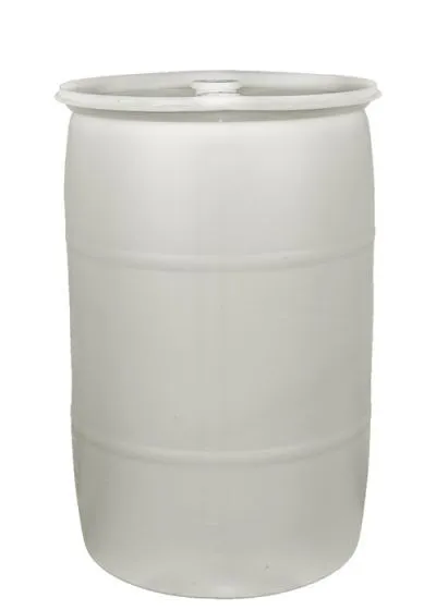 30 gallon barrel w/ water - 250 lbs