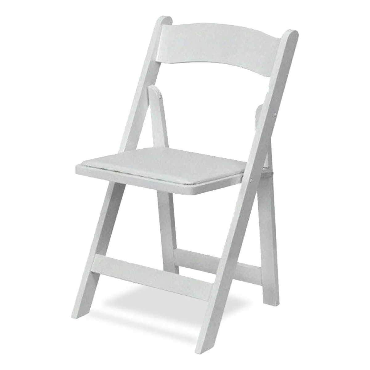 Folding Garden Chair - White - Wood