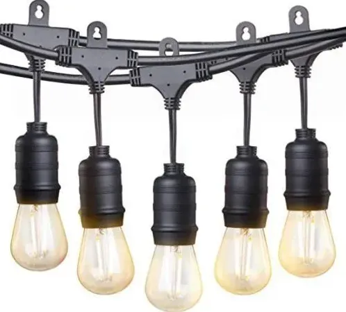 String Light - Edison Bulb - Soft White - 50 ft 