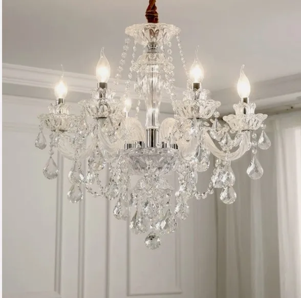 crystal chandelier 6 lights