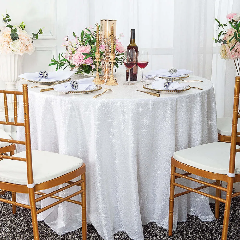 120 Rnd Sequin Tablecloth