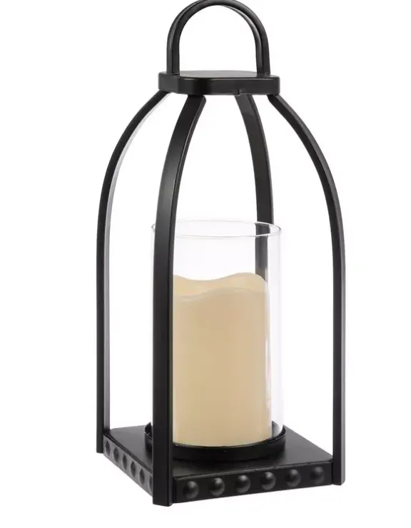 Black Metal Lantern