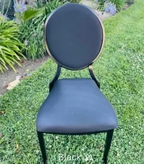 Louis Xv Chair-Black