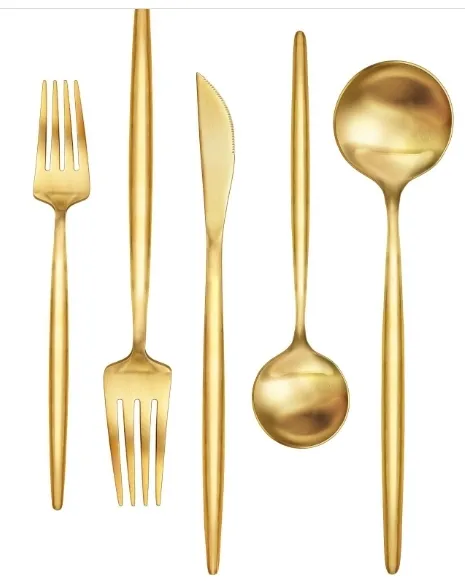 Salad Fork-Gold