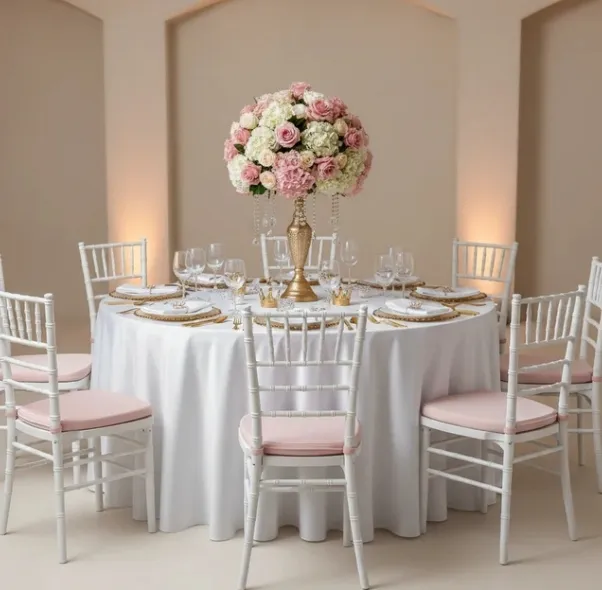 132in Round Tablecloth Taffeta