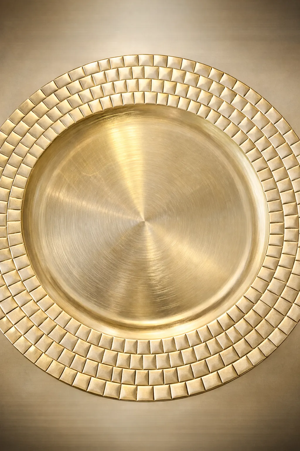 Charger Gold- Mosaic