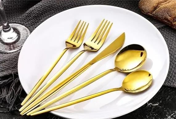 Dessert Fork-Gold