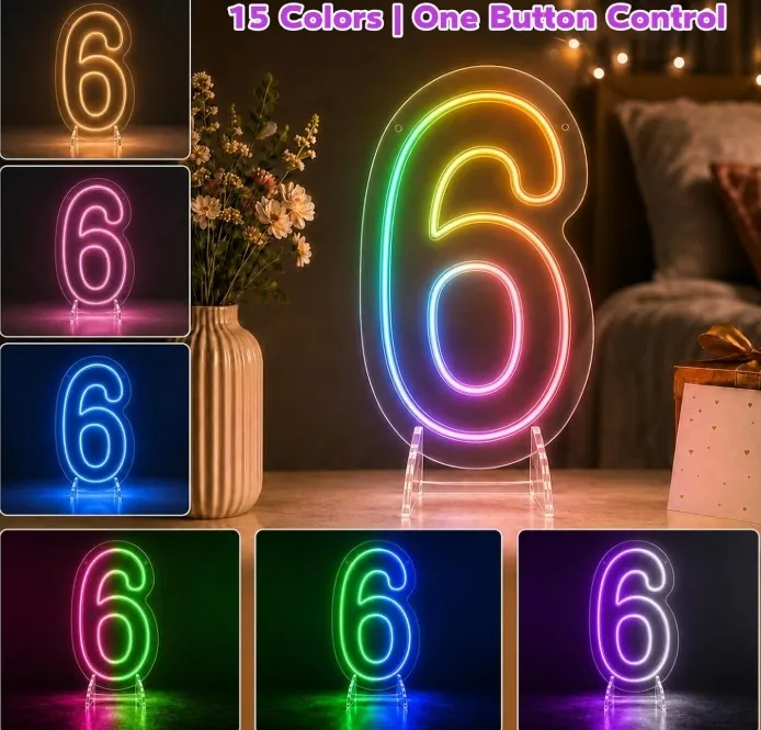 Neon Number-16inch 