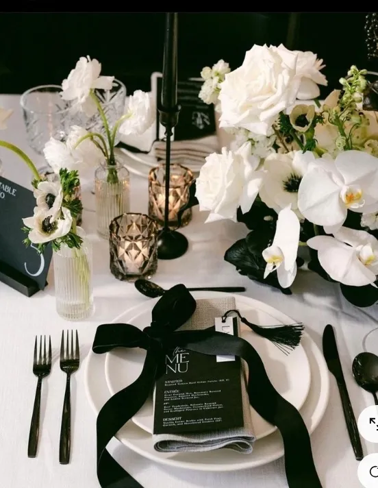 Black Candle Holder-set 3