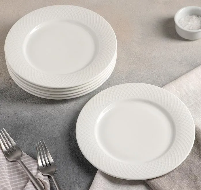White Dessert Plate