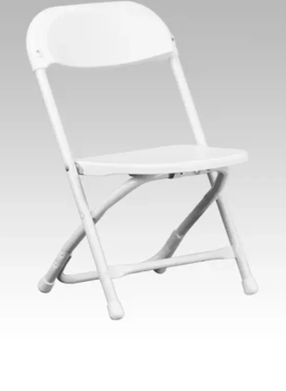 Kids White Plastic Chairs