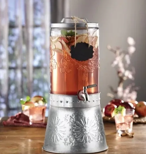 Drink Dispenser- Floral