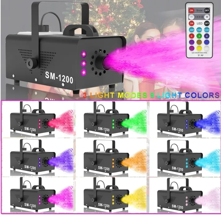 Snow Machine with LED Lights