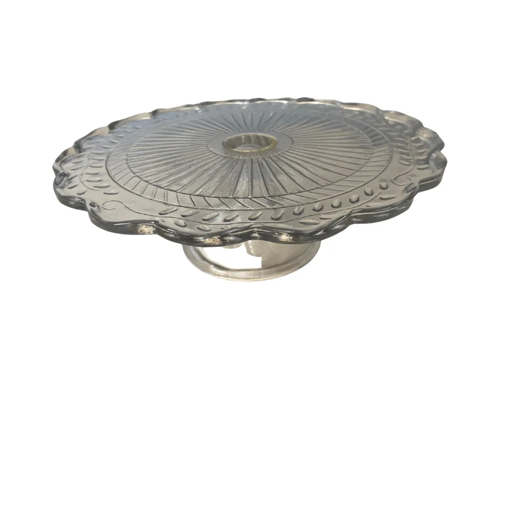 Glass Cake Stand - Small