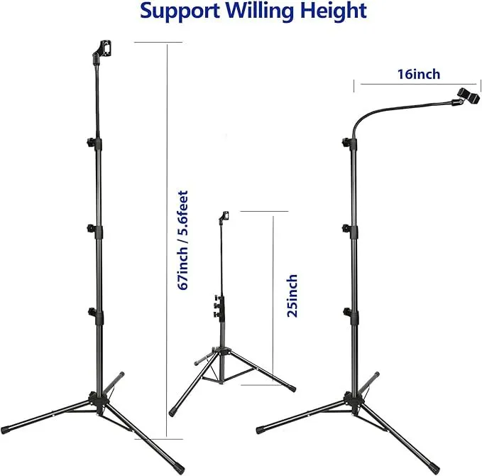 Microphone Adjustable Tripod Stand