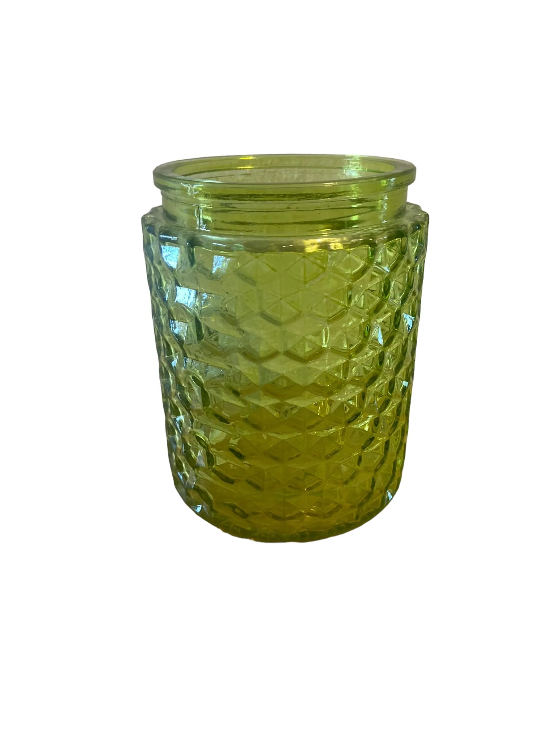 Green Glass Vase