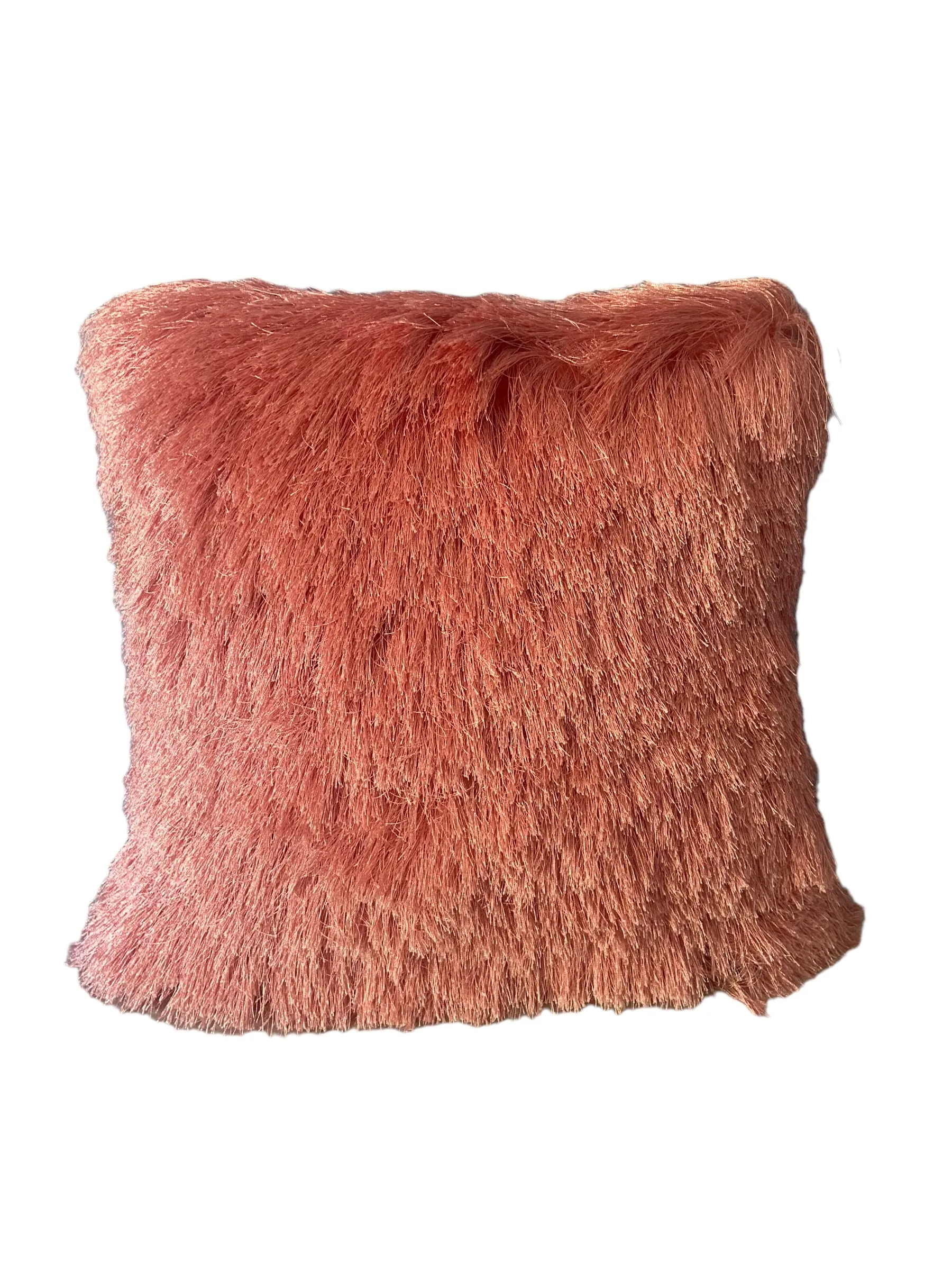 Pink Shag Pillow Large