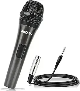 Handheld Mic with 10 Ft Cable, Mics for Speaker with ON/Off Switch