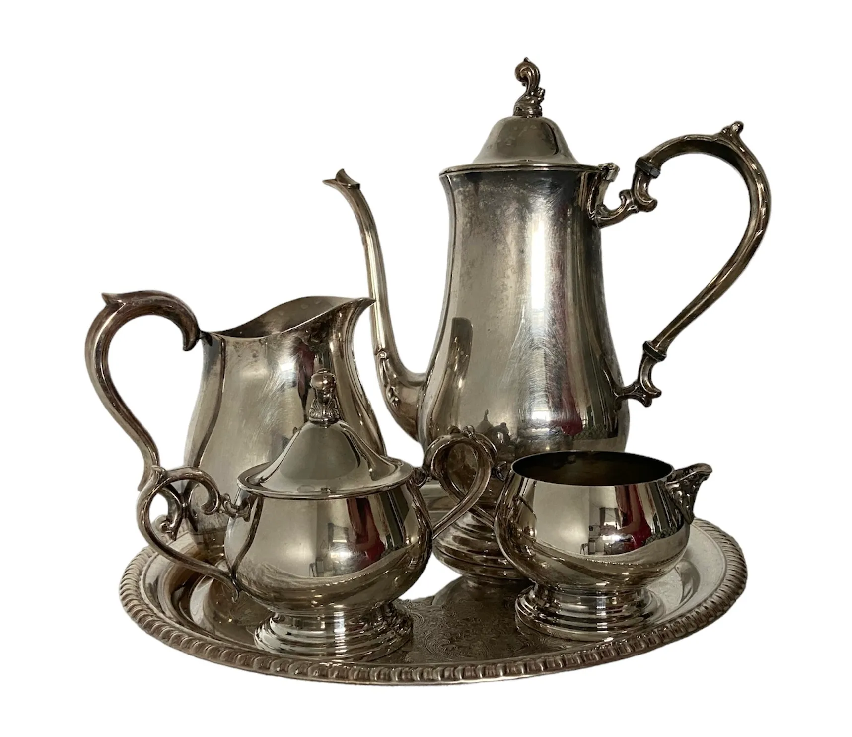 Silver Full Tea Set