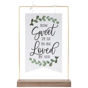 How sweet it is to be loved by you sign