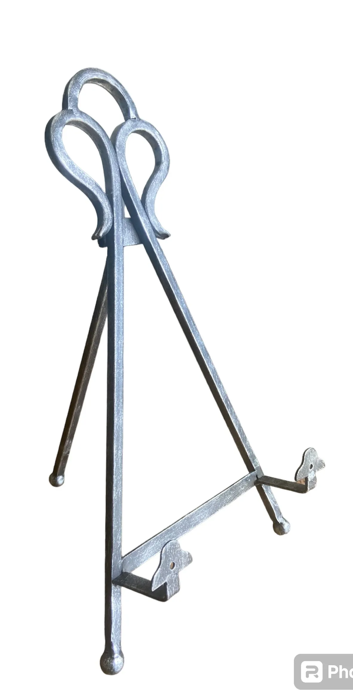 Silver Metal Tabletop Easel