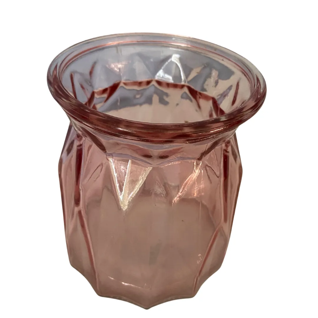 Pink Glass Vase - Small