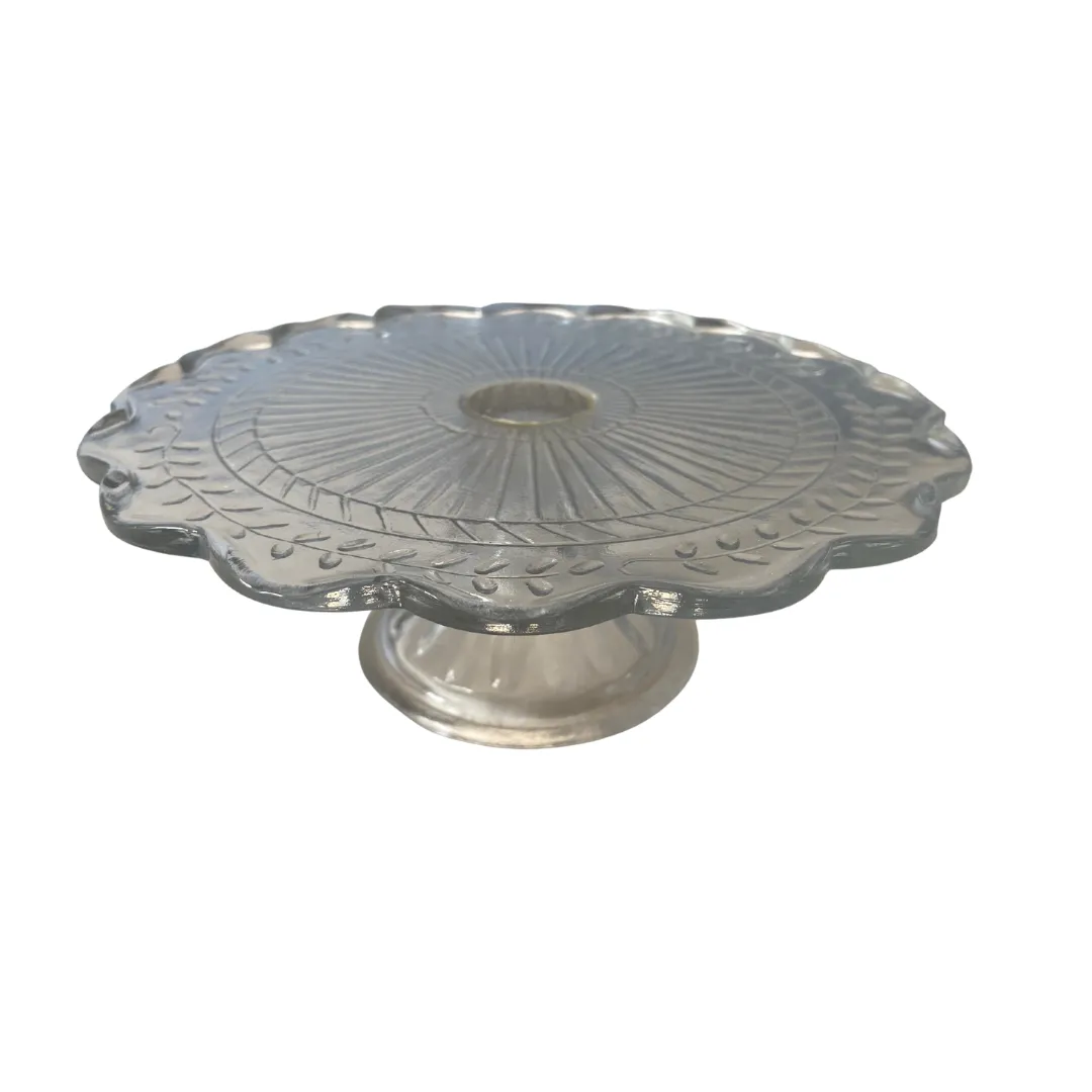 Glass Cake Stand - Large