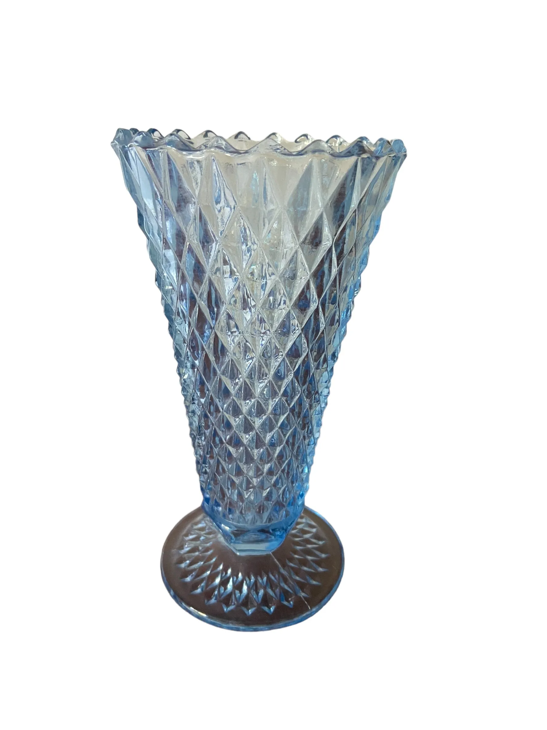 Blue Glass Vase Medium