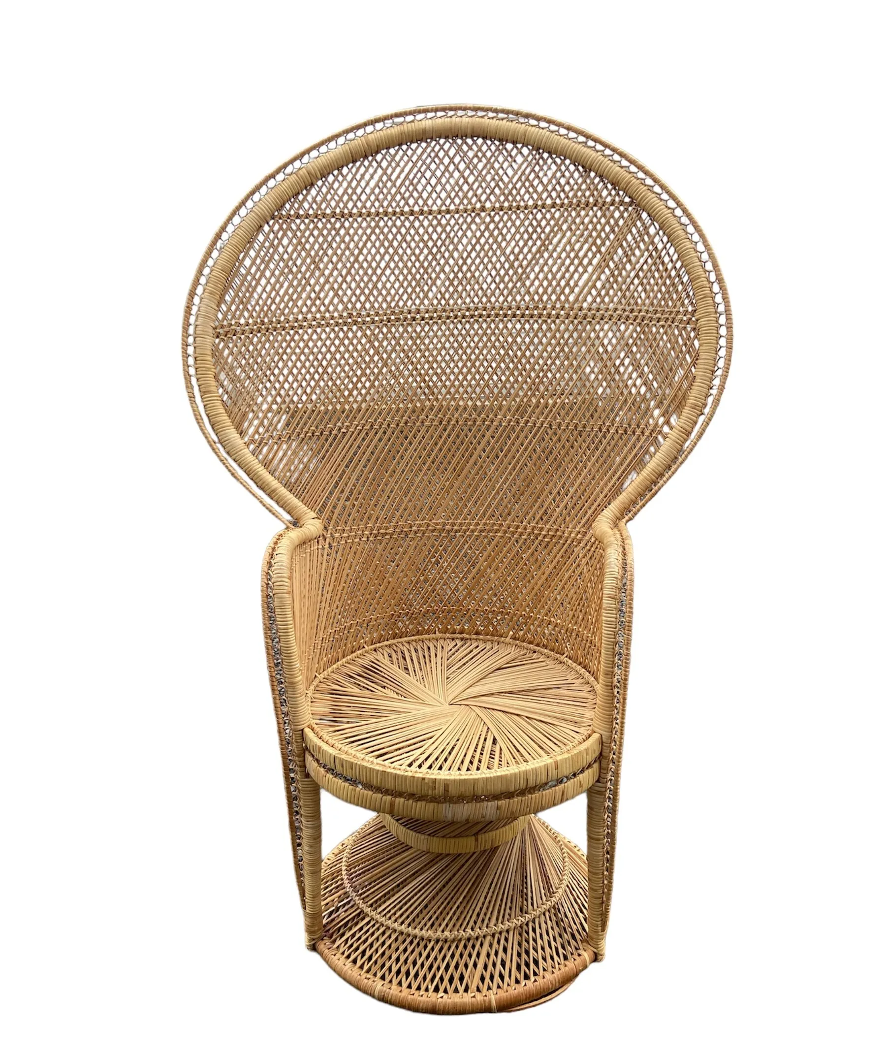 Wicker Peacock Chair