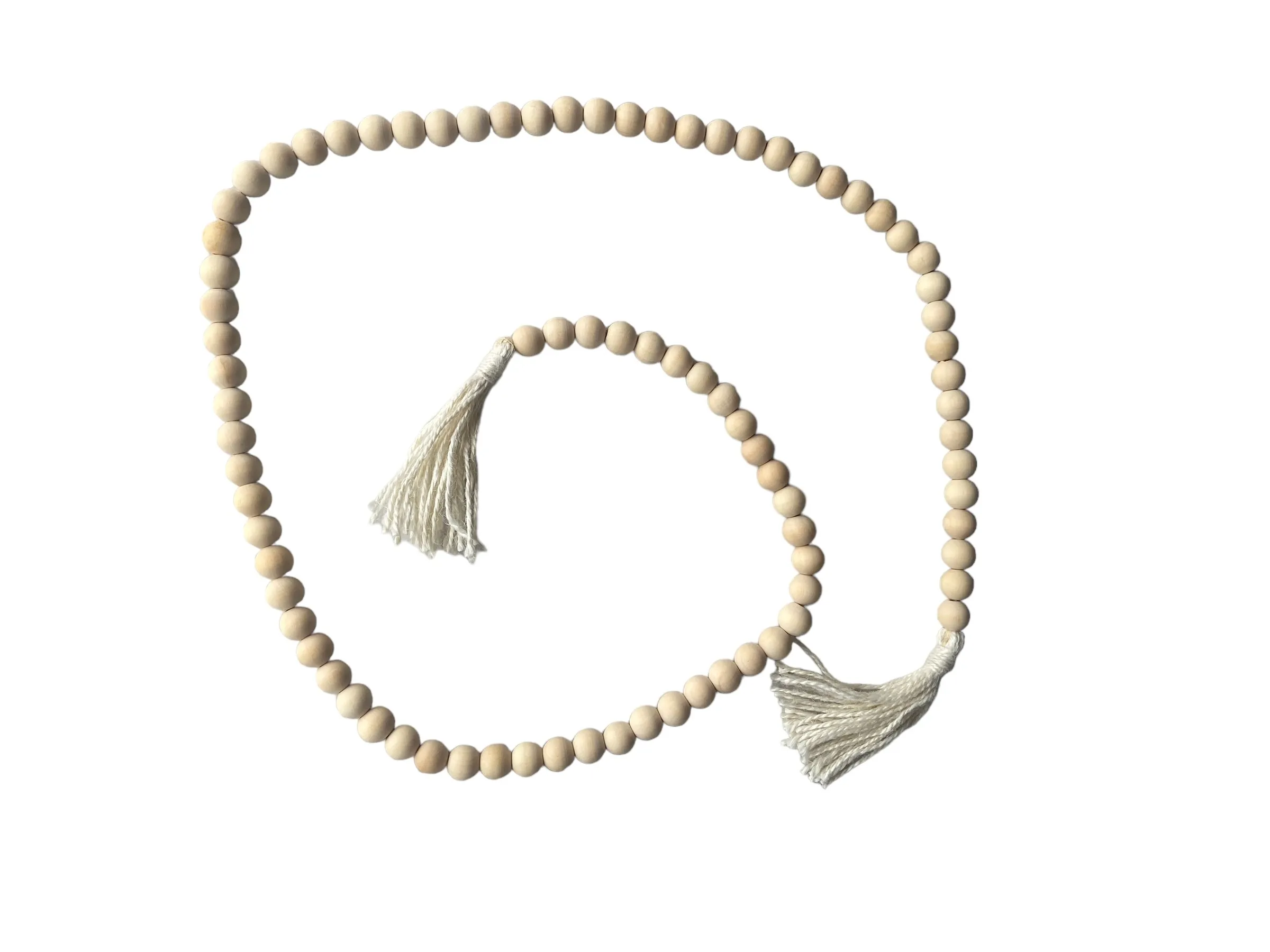 Wood Bead Garland 4.8FT