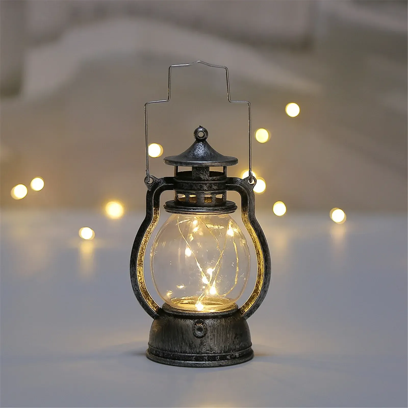Industrial fairy light lamp