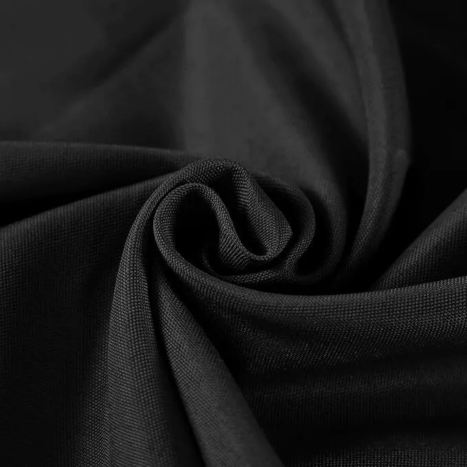 Black Rectangle Tablecloth, 90x132 