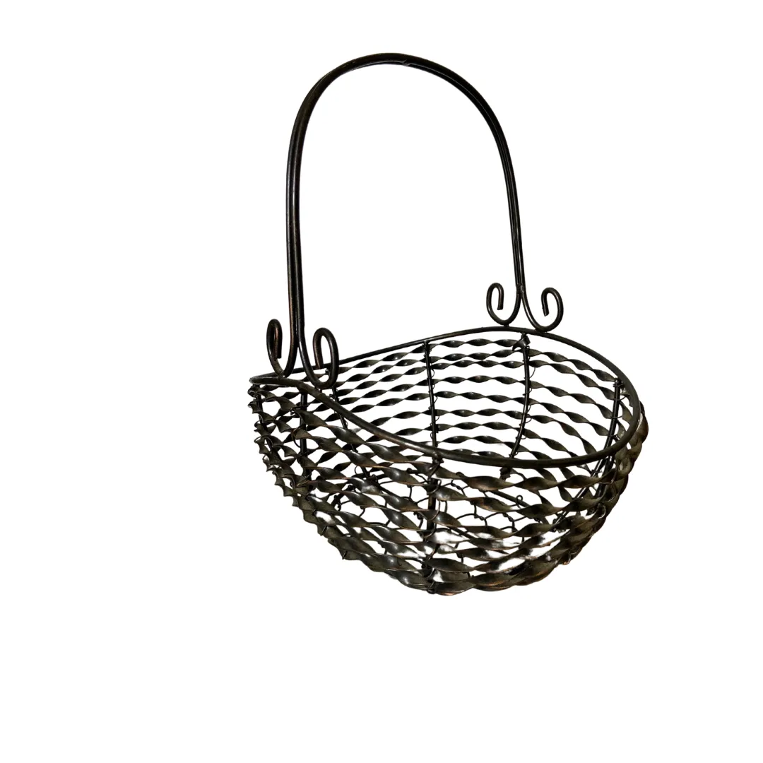 Metal - Flower Girl Basket 