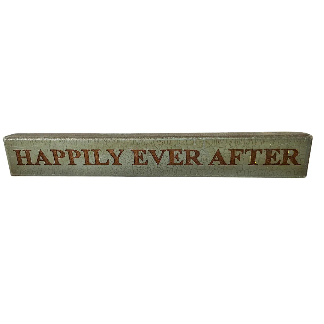 Wooden Happily Ever After Sign - Small