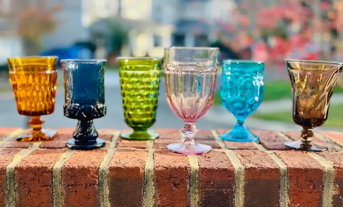 Glass Goblets - Variety and Mis-Match