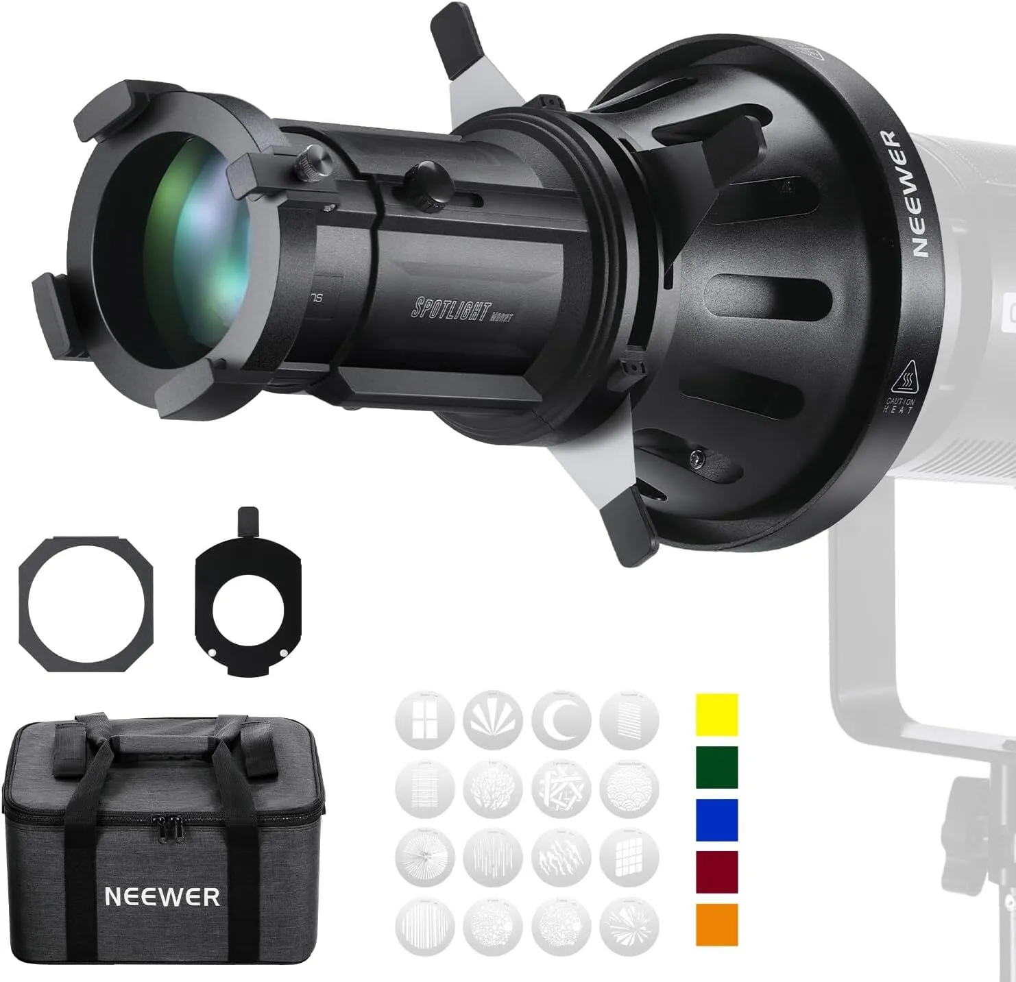 Snoot Neewer LS-39 con lente de 20°
