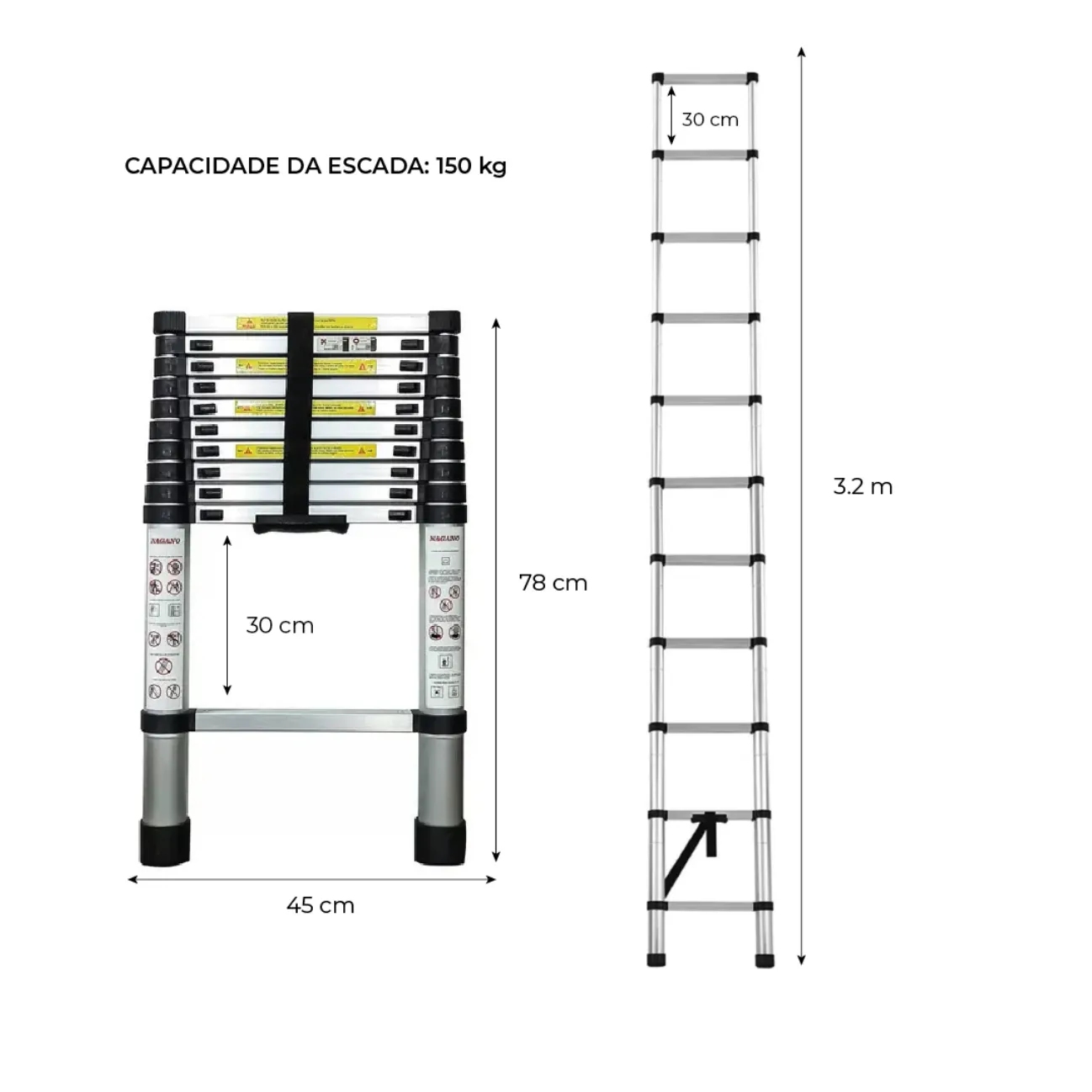 Escalera telescópica