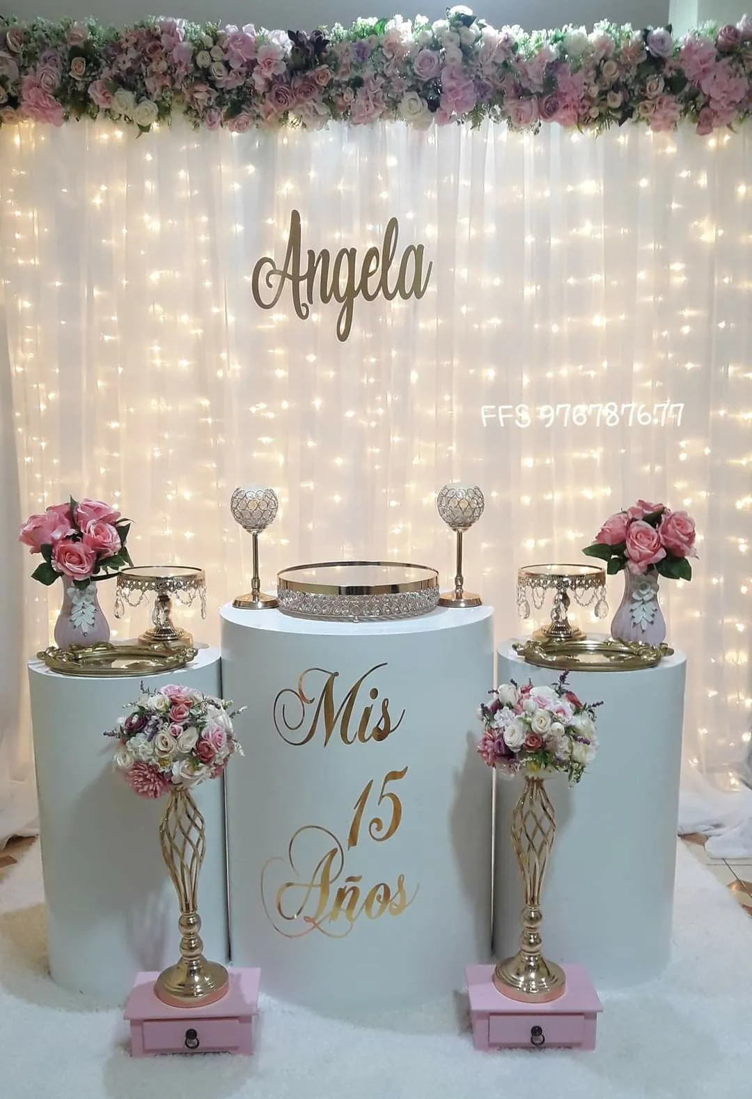 Decoración para cumpleaños de 15