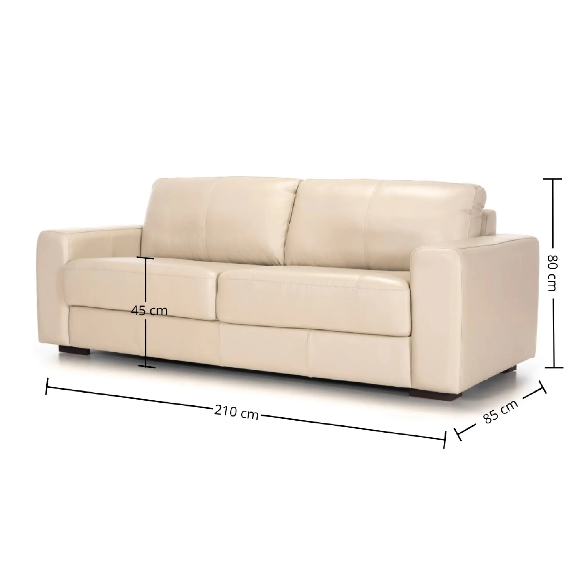 Sillon cuerina 3 cuerpos