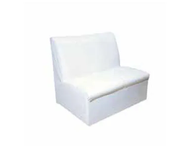 Sillón de 2 cuerpos sin posa brazos