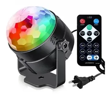 Mini Bola de Luces Led RGB Audioritmica
