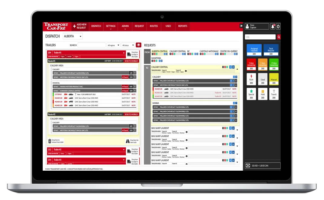 Logiciel personnalisé
