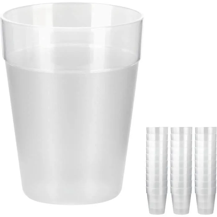 Lot 80 Gobelets réutilisable