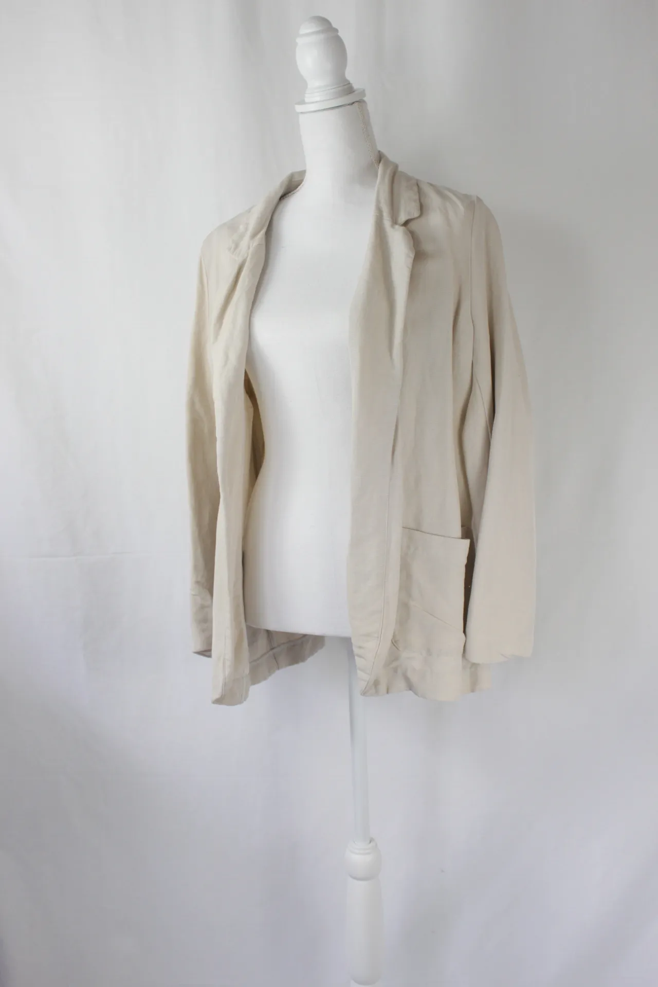 Tan Jacket - Linen Blazer (medium) 