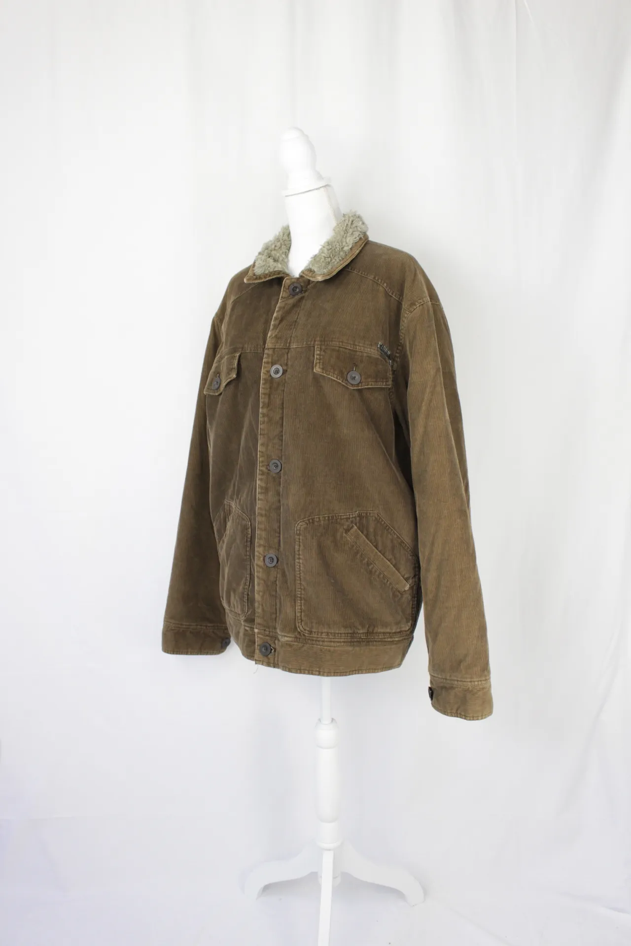 Brown Jacket - Corduroy Winter Coat (x-large)