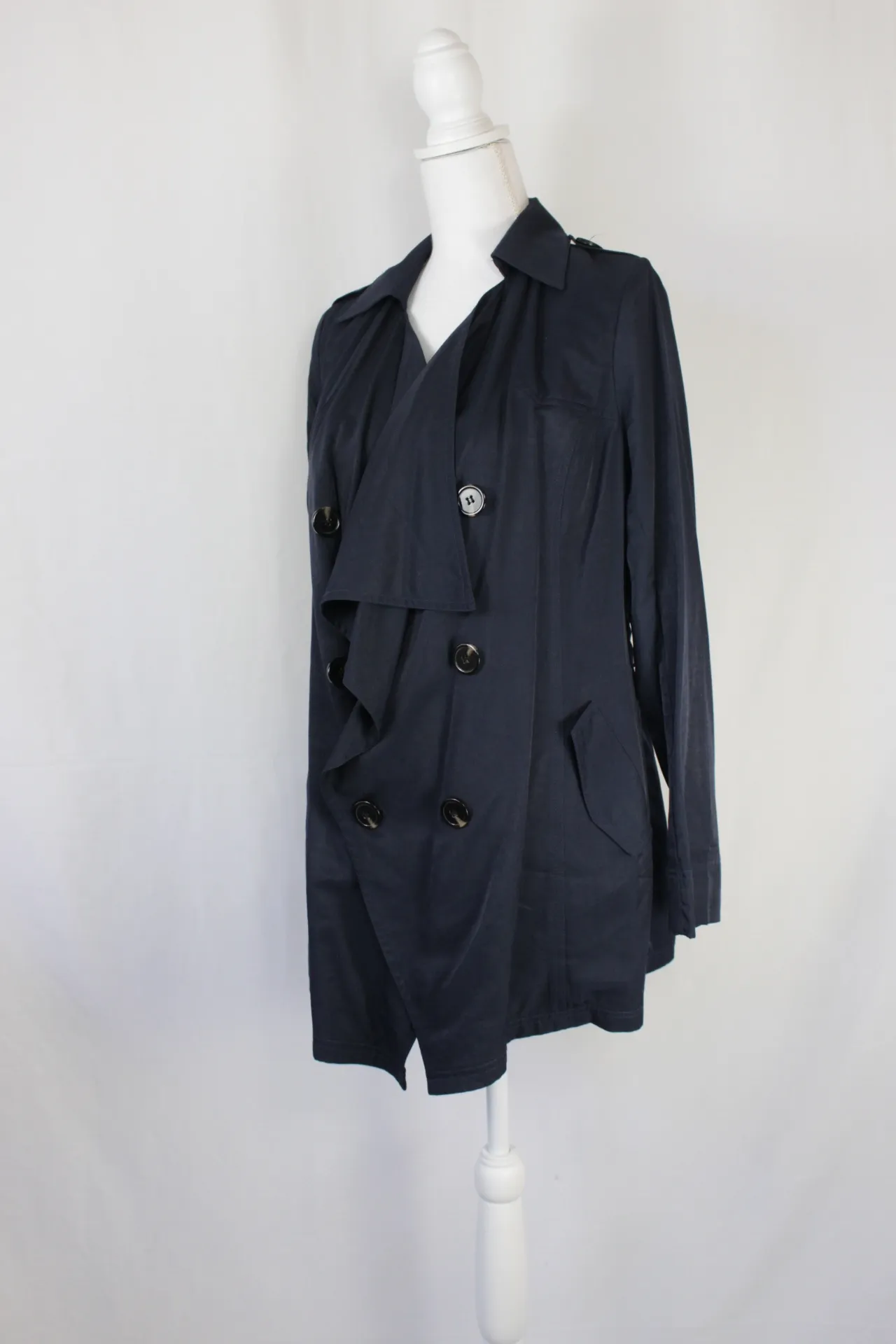 Blue Jacket - Double-Breasted Coat (medium) 