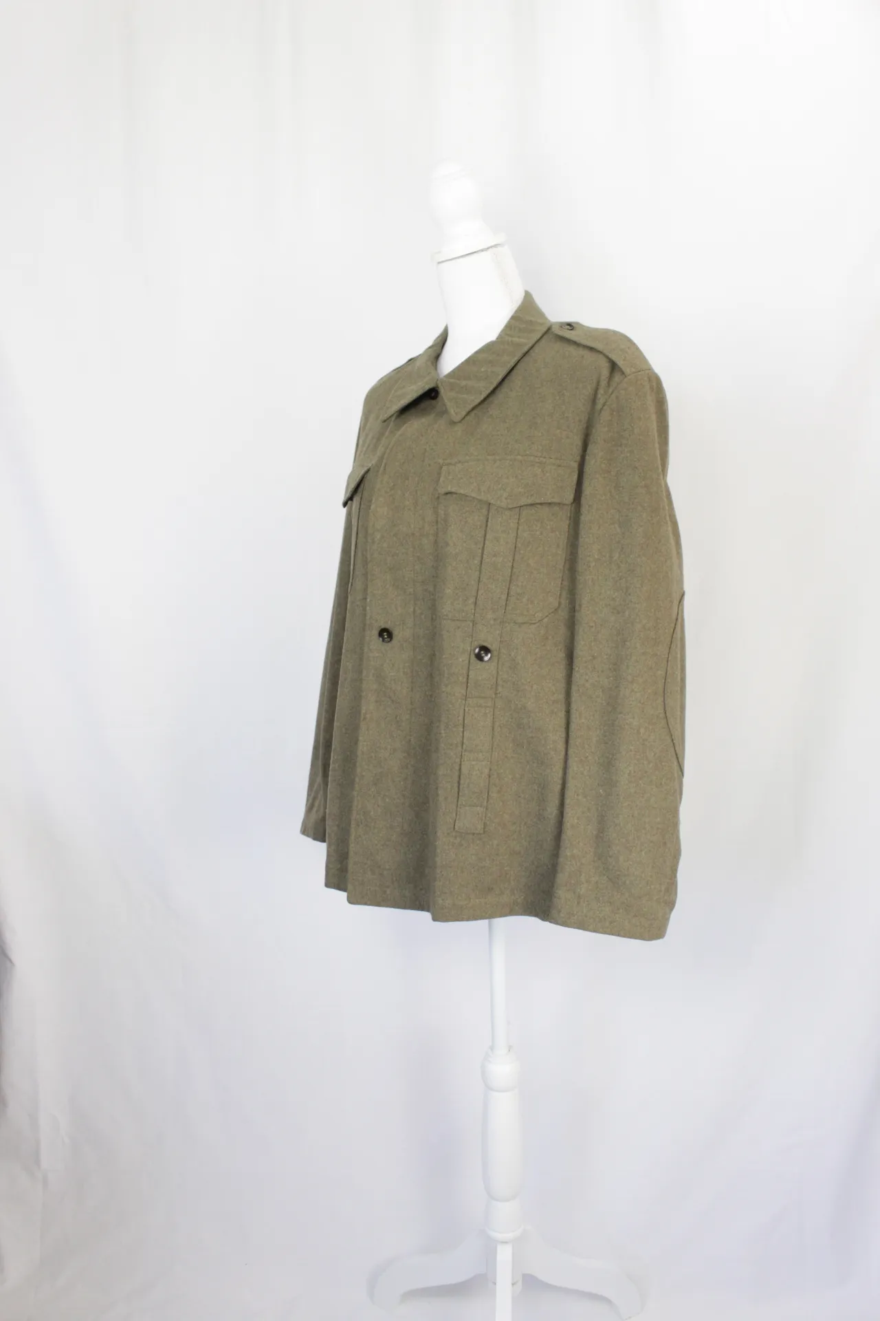 Green/Brown Shirt Jacket - Wool ()