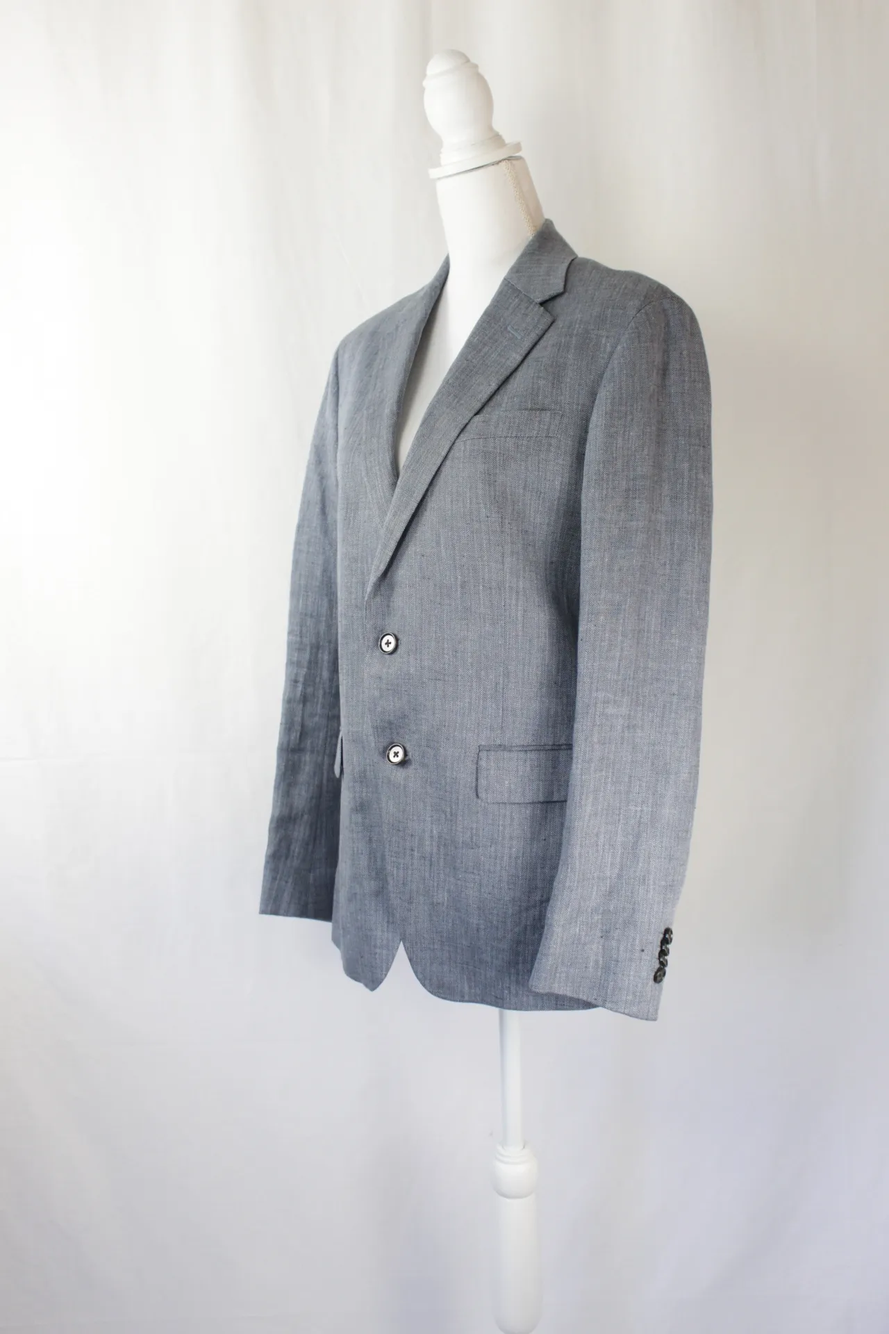 Blue Jacket - Herring Bone (large) 